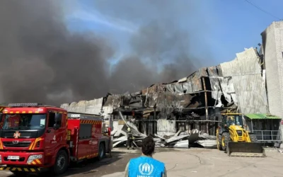 Statement by UNHCR Representative on deadly attack on Dnipro, destroying humanitarian aid in UNHCR’s warehouse